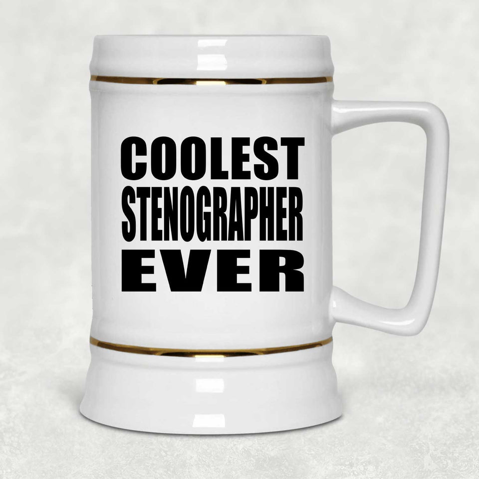 Coolest Stenographer Ever - Beer Stein