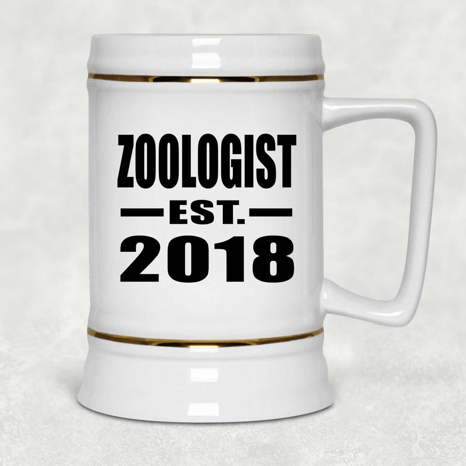 Zoologist Established EST. 2018 - Beer Stein