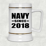 Navy Since 2018 - Beer Stein