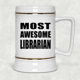 Most Awesome Librarian - Beer Stein