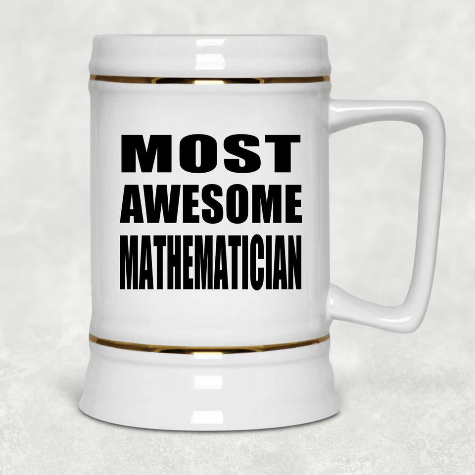 Most Awesome Mathematician - Beer Stein