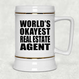 World's Okayest Real Estate Agent - Beer Stein