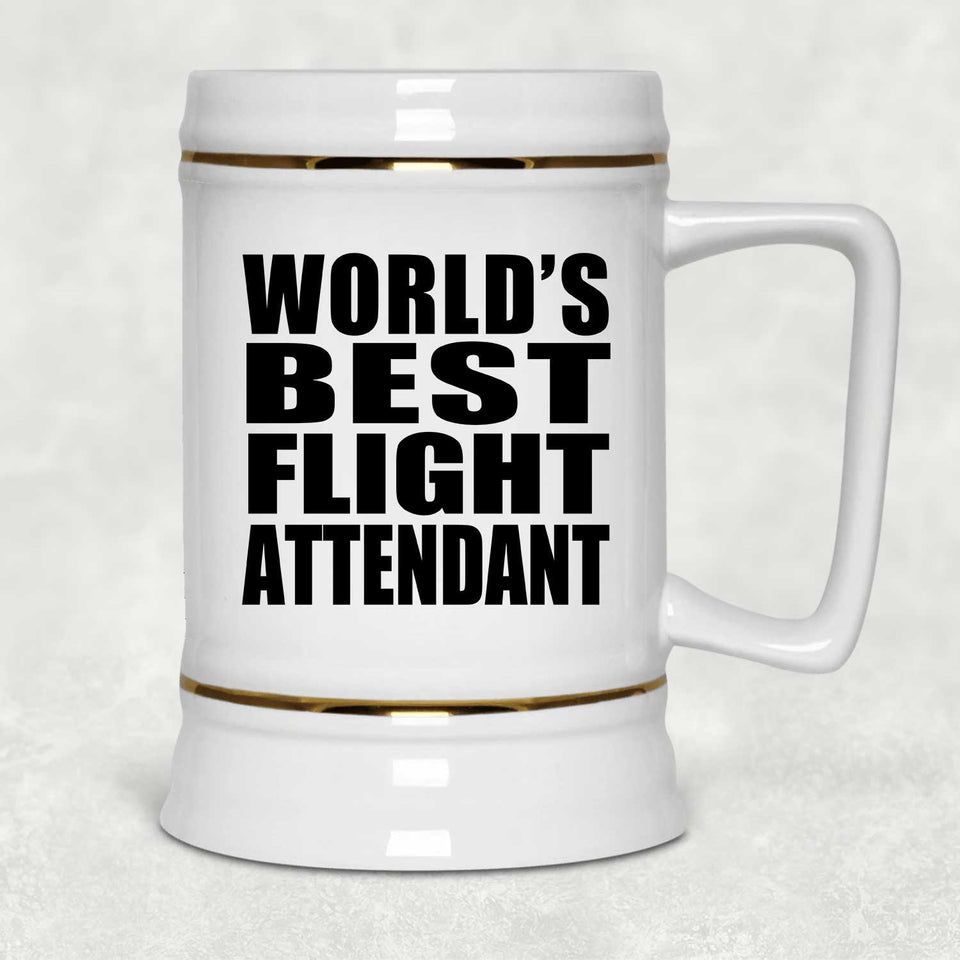 World's Best Flight Attendant - Beer Stein