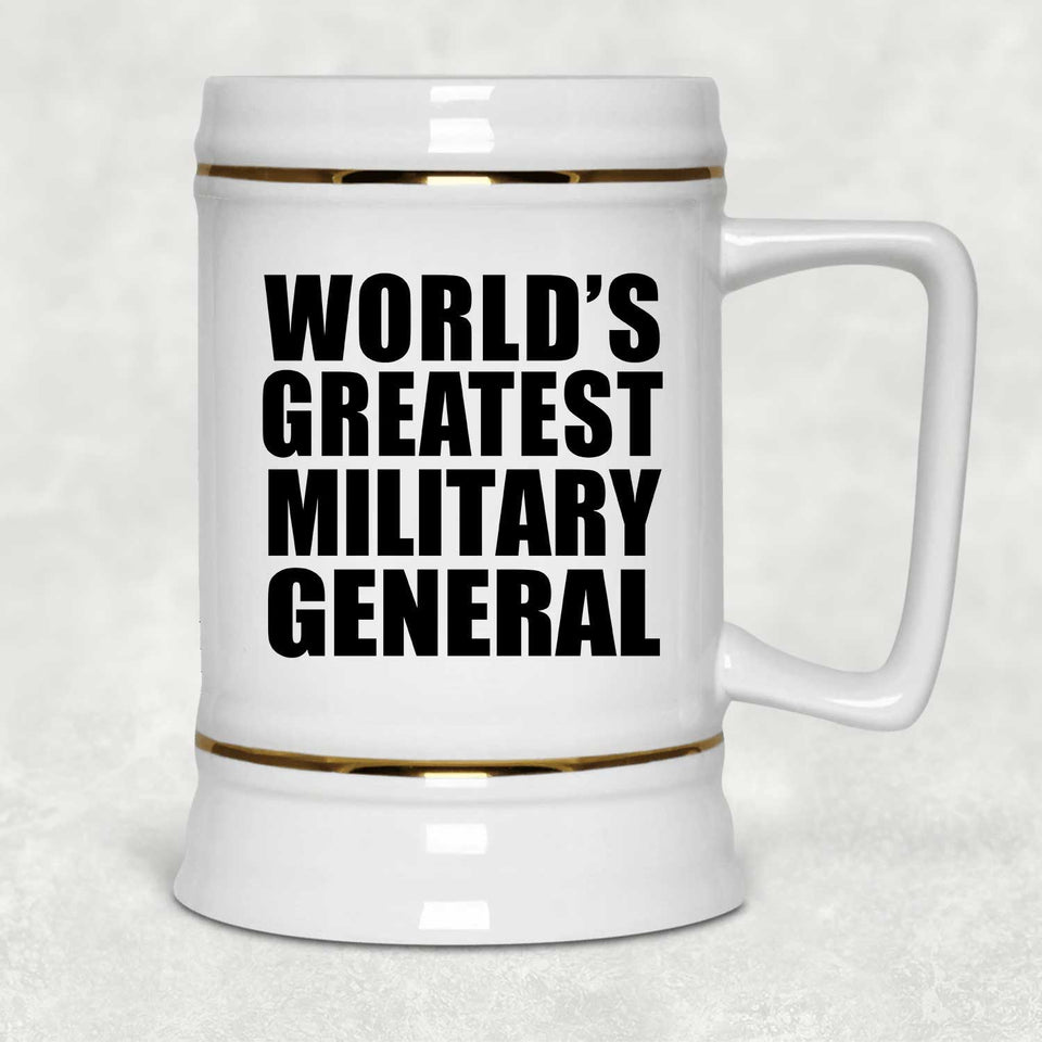 World's Greatest Military General - Beer Stein