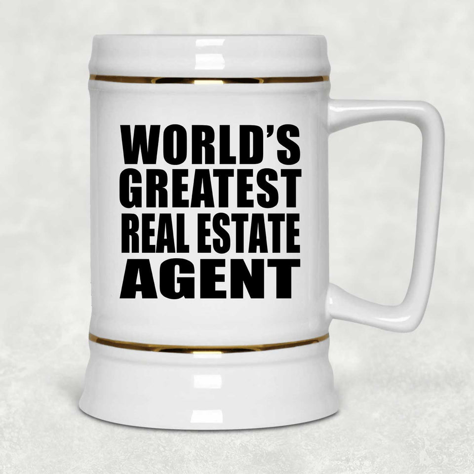 World's Greatest Real Estate Agent - Beer Stein