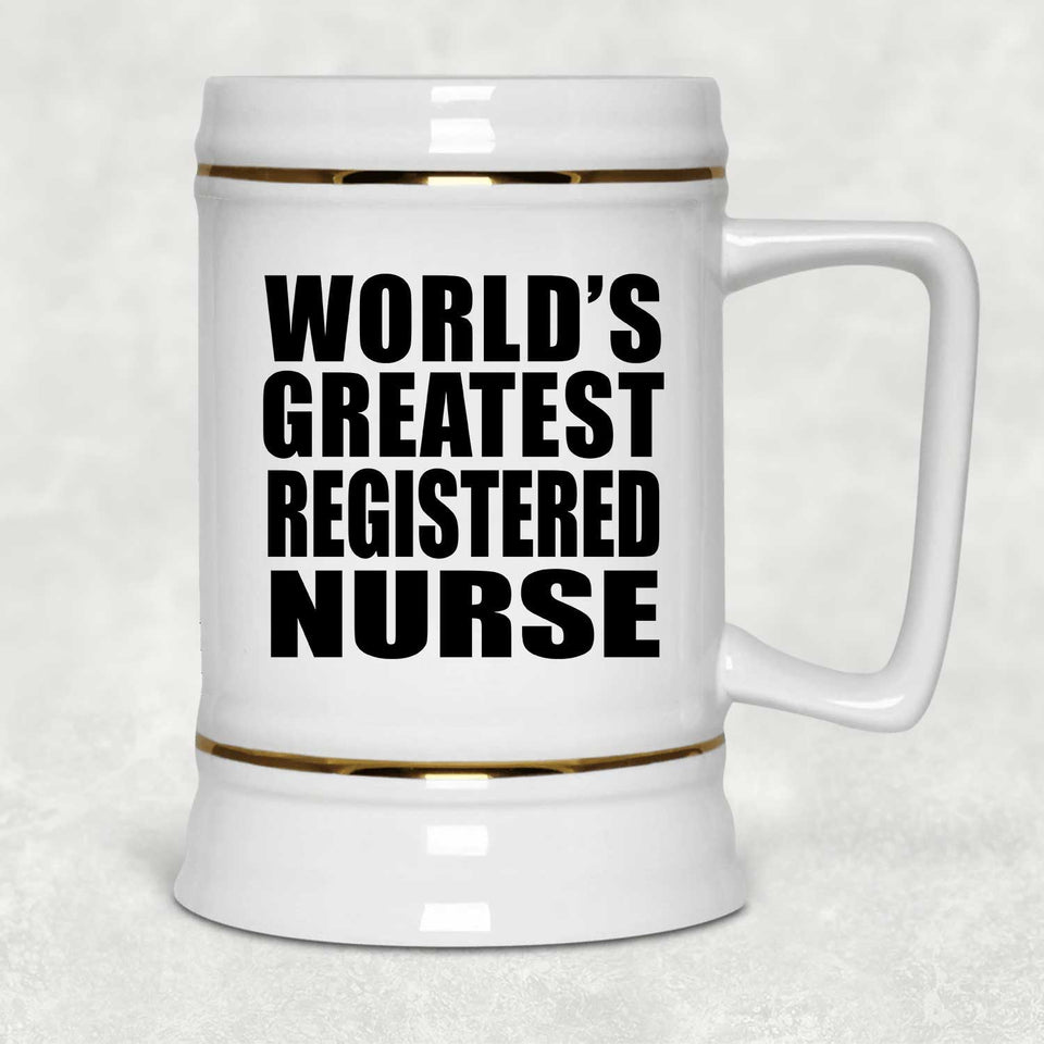 World's Greatest Registered Nurse - Beer Stein