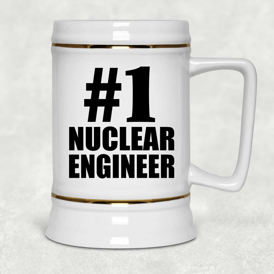 Number One #1 Nuclear Engineer - Beer Stein