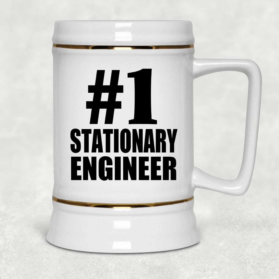 Number One #1 Stationary Engineer - Beer Stein