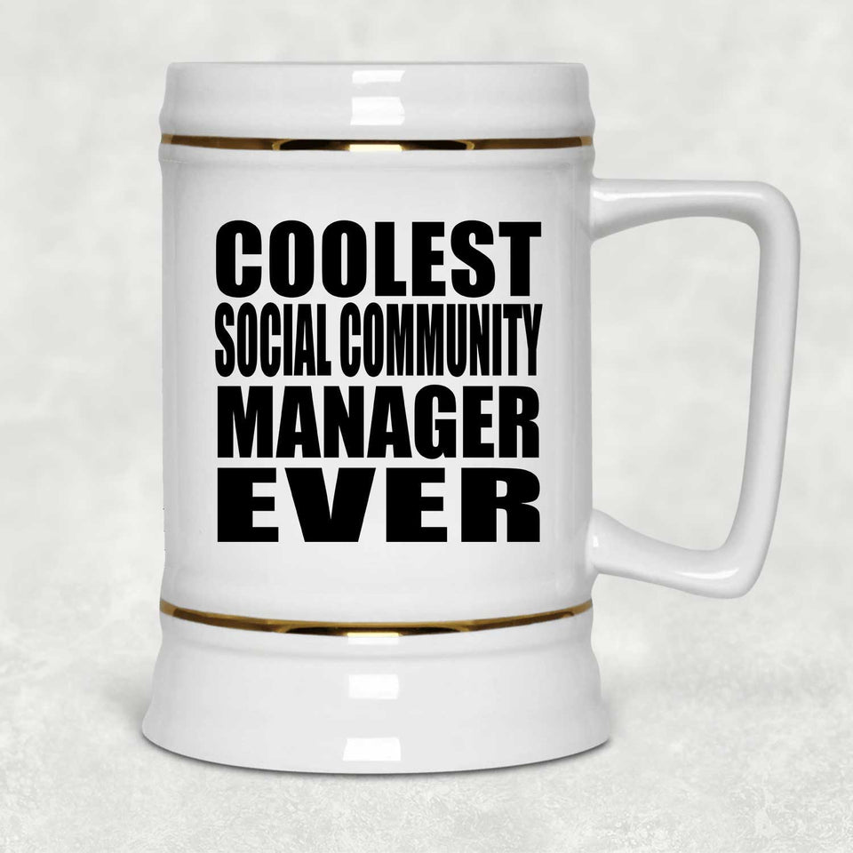 Coolest Social Community Manager Ever - Beer Stein