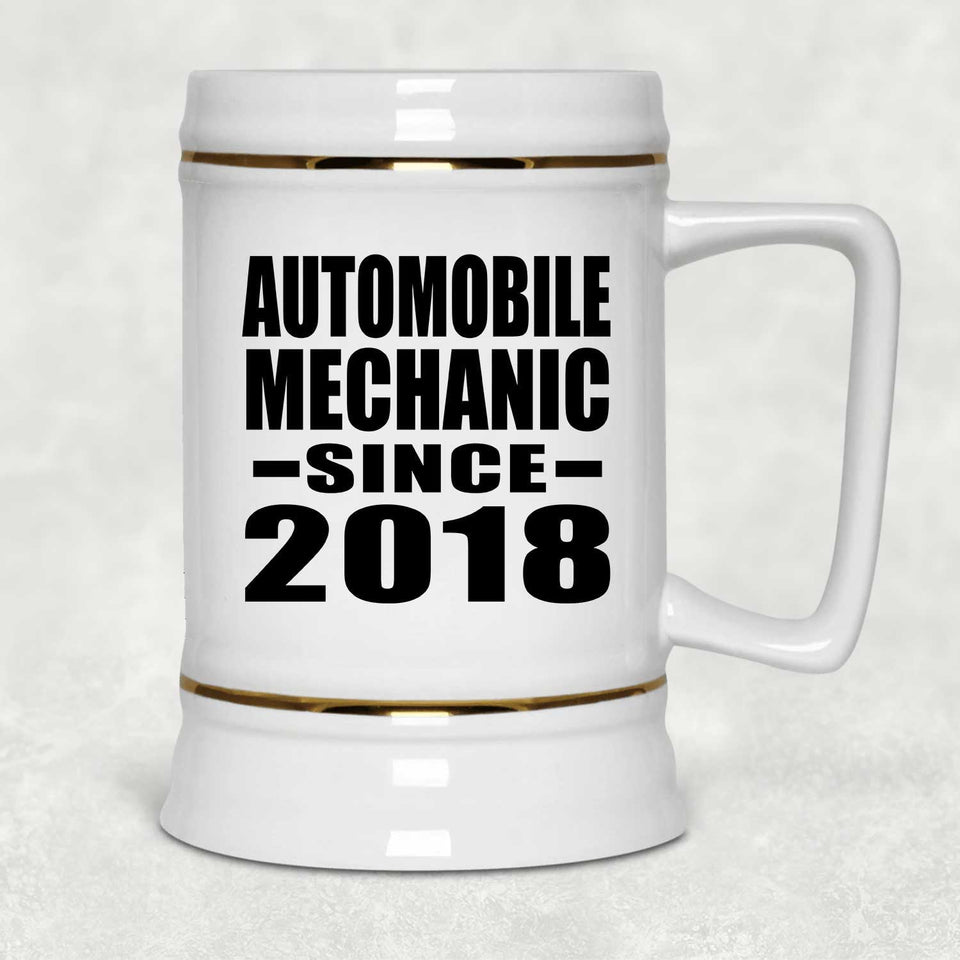 Automobile Mechanic Since 2018 - Beer Stein