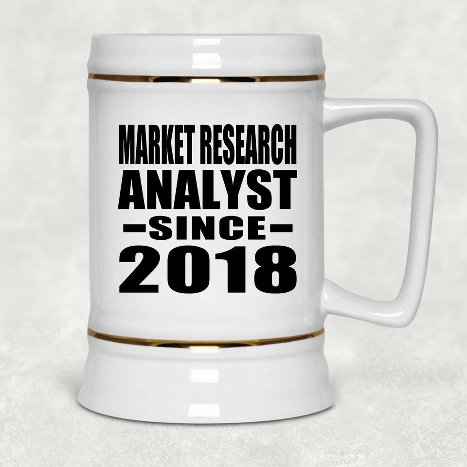 Market Research Analyst Since 2018 - Beer Stein