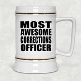 Most Awesome Corrections Officer - Beer Stein