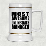 Most Awesome Online Sales Manager - Beer Stein