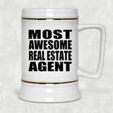 Most Awesome Real Estate Agent - Beer Stein