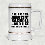 All I Care About Is My Ragdoll - Beer Stein
