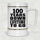 100th Anniversary 100 Years Down Lifetime To Go - Beer Stein