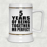 5th Anniversary 5 Years Of Being Mr Perfect - Beer Stein