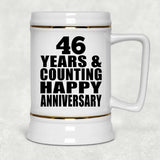 Happy 46th Anniversary 46 Years & Counting - Beer Stein