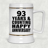 Happy 93rd Anniversary 93 Years & Counting - Beer Stein