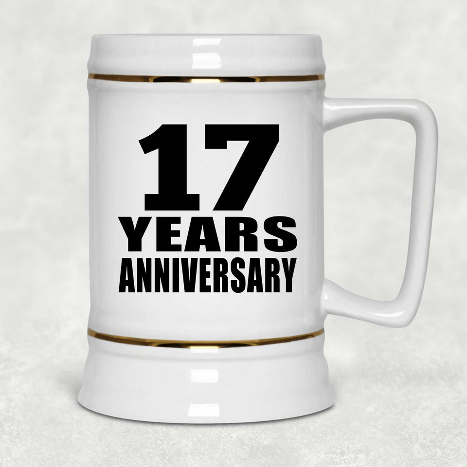 17th Anniversary 17 Years - Beer Stein