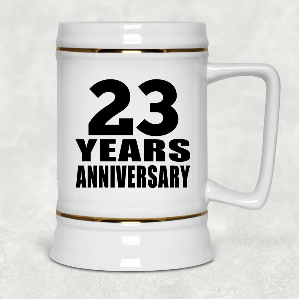 23rd Anniversary 23 Years - Beer Stein