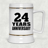 24th Anniversary 24 Years - Beer Stein