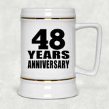 48th Anniversary 48 Years - Beer Stein