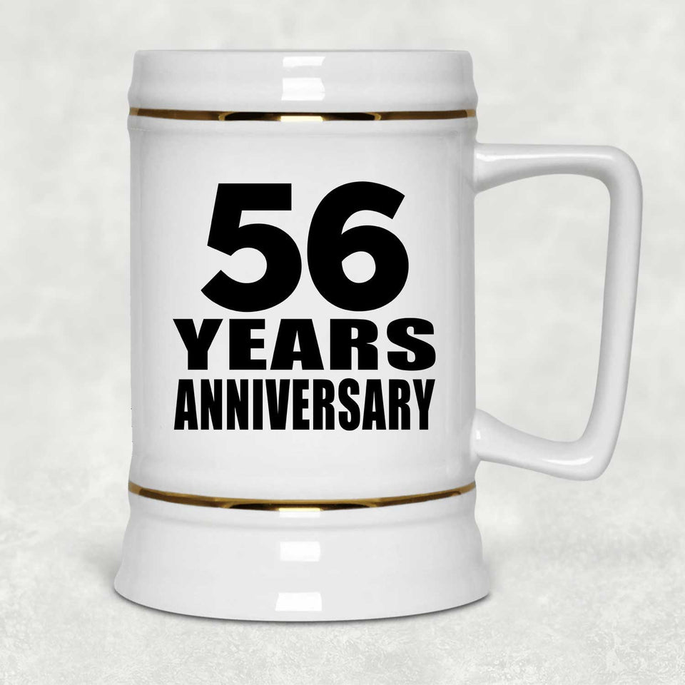 56th Anniversary 56 Years - Beer Stein