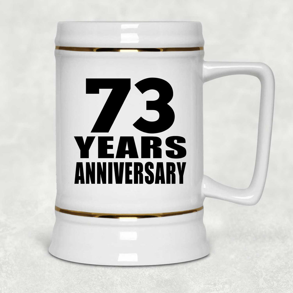 73rd Anniversary 73 Years - Beer Stein
