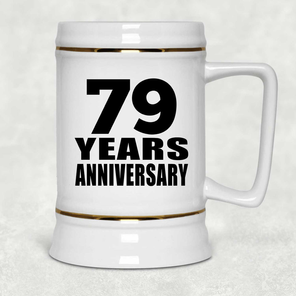 79th Anniversary 79 Years - Beer Stein