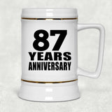 87th Anniversary 87 Years - Beer Stein