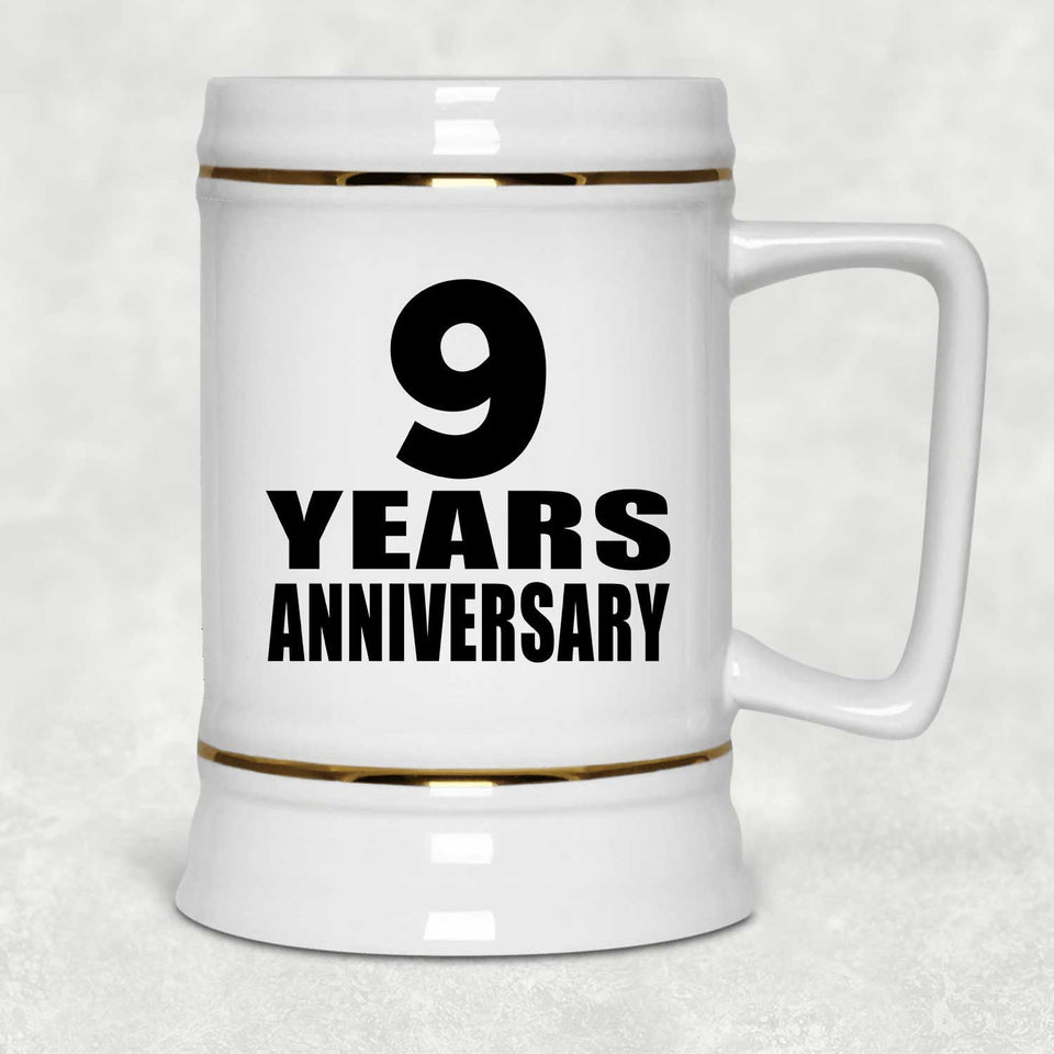 9th Anniversary 9 Years - Beer Stein