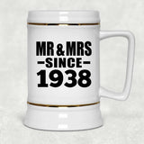 86th Anniversary Mr & Mrs Since 1938 - Beer Stein