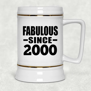 24th Birthday Fabulous Since 2000 - Beer Stein