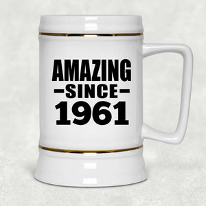 63rd Birthday Amazing Since 1961 - Beer Stein