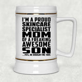 Proud Skincare Specialist Mom Of Awesome Son - Beer Stein
