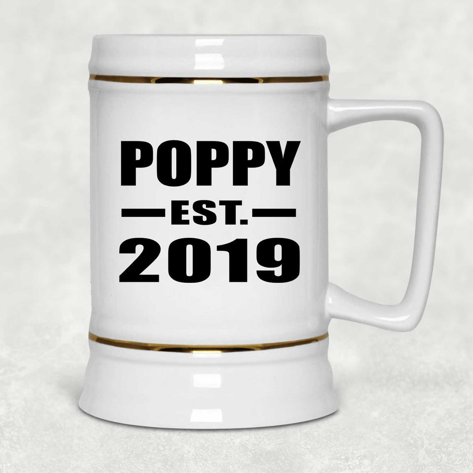 Poppy Established EST. 2019 - Beer Stein