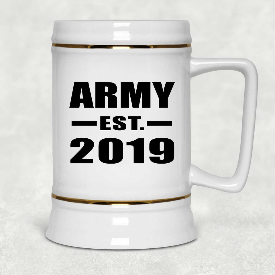 Army Established EST. 2019 - Beer Stein