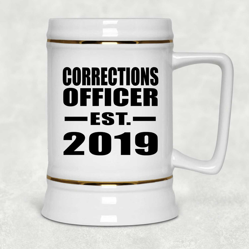 Corrections Officer Established EST. 2019 - Beer Stein