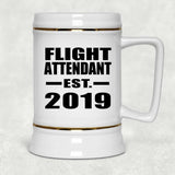 Flight Attendant Established EST. 2019 - Beer Stein