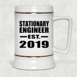 Stationary Engineer Established EST. 2019 - Beer Stein