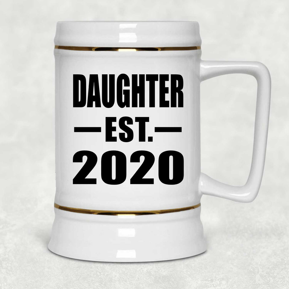 Daughter Established EST. 2020 - Beer Stein