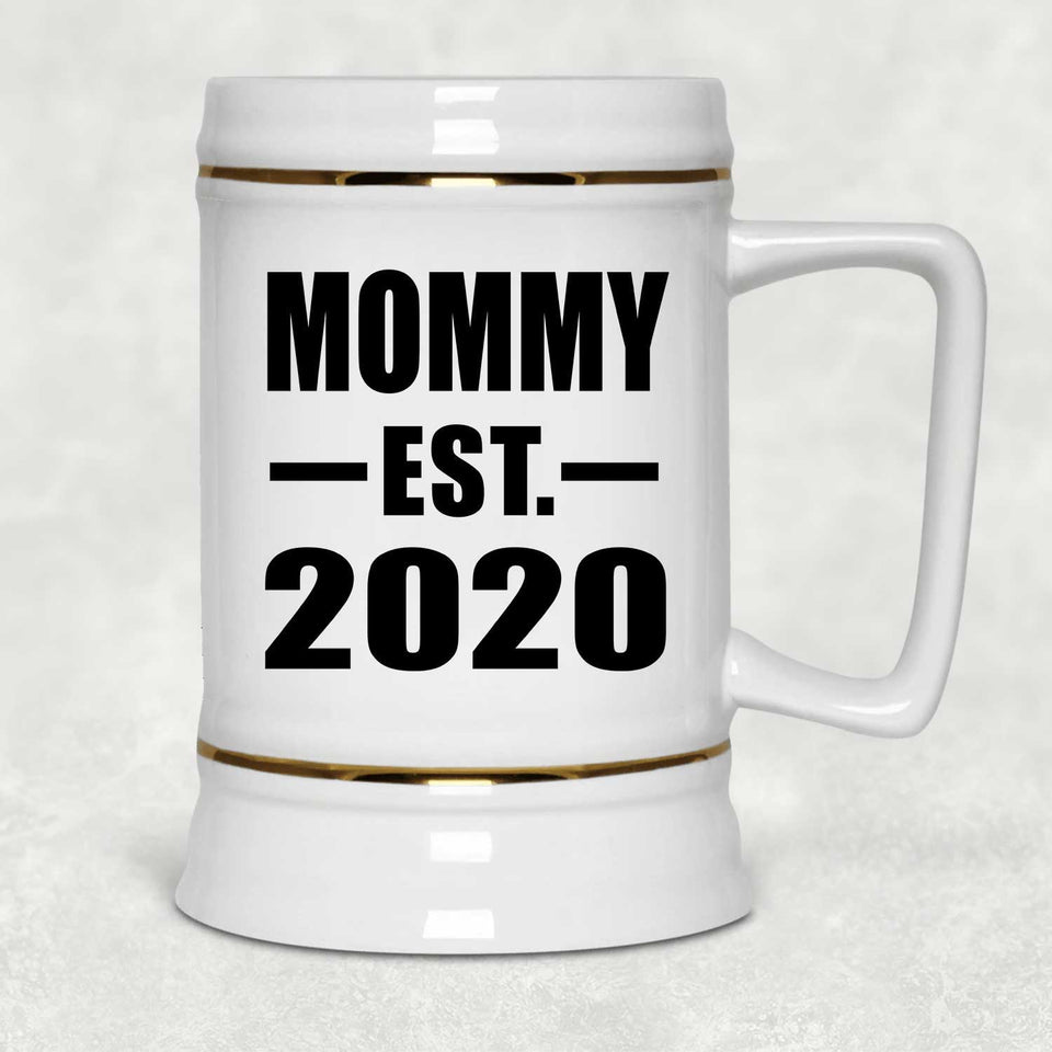 Mommy Established EST. 2020 - Beer Stein