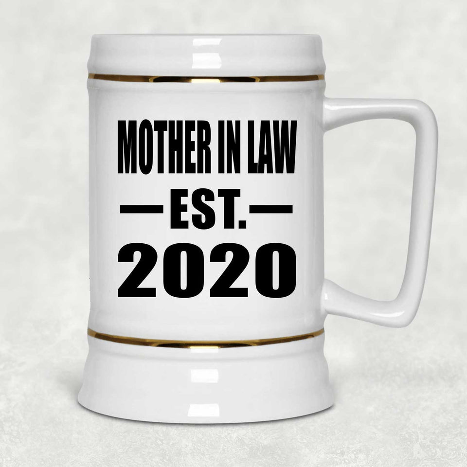 Mother In Law Established EST. 2020 - Beer Stein