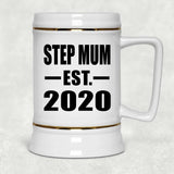 Step Mum Established EST. 2020 - Beer Stein