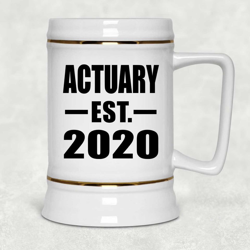 Actuary Established EST. 2020 - Beer Stein