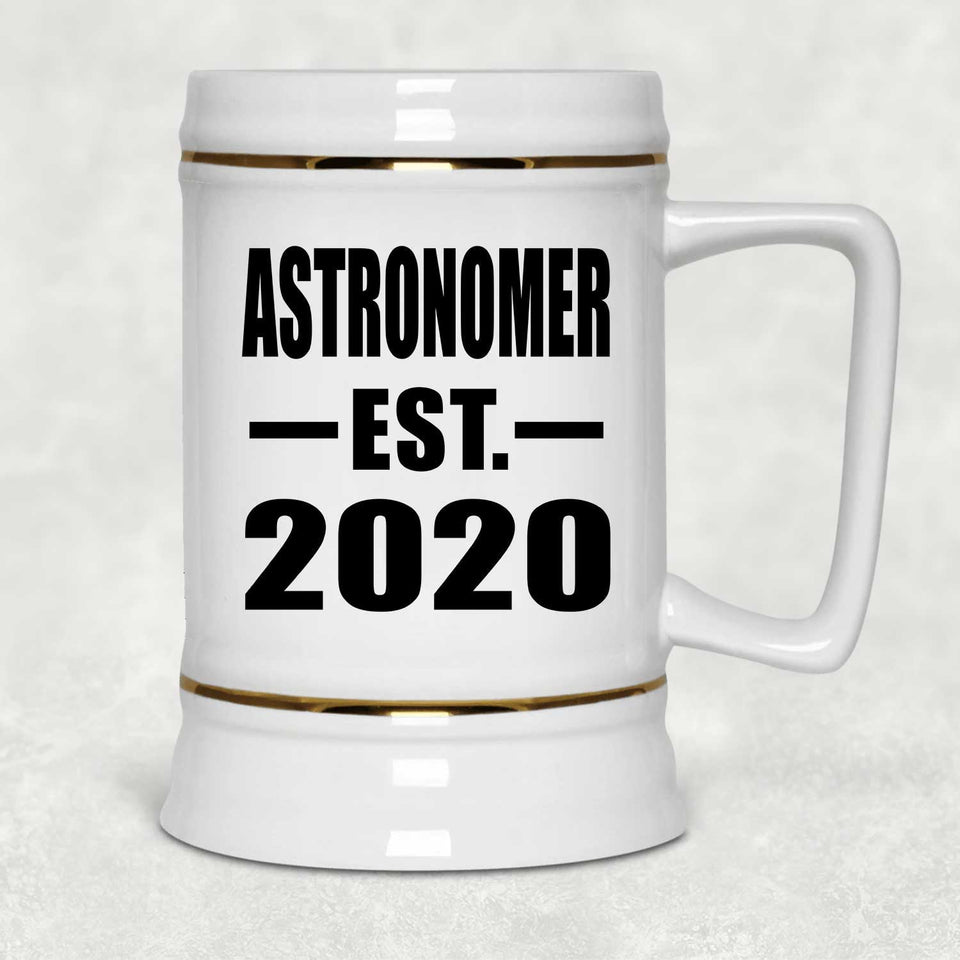 Astronomer Established EST. 2020 - Beer Stein