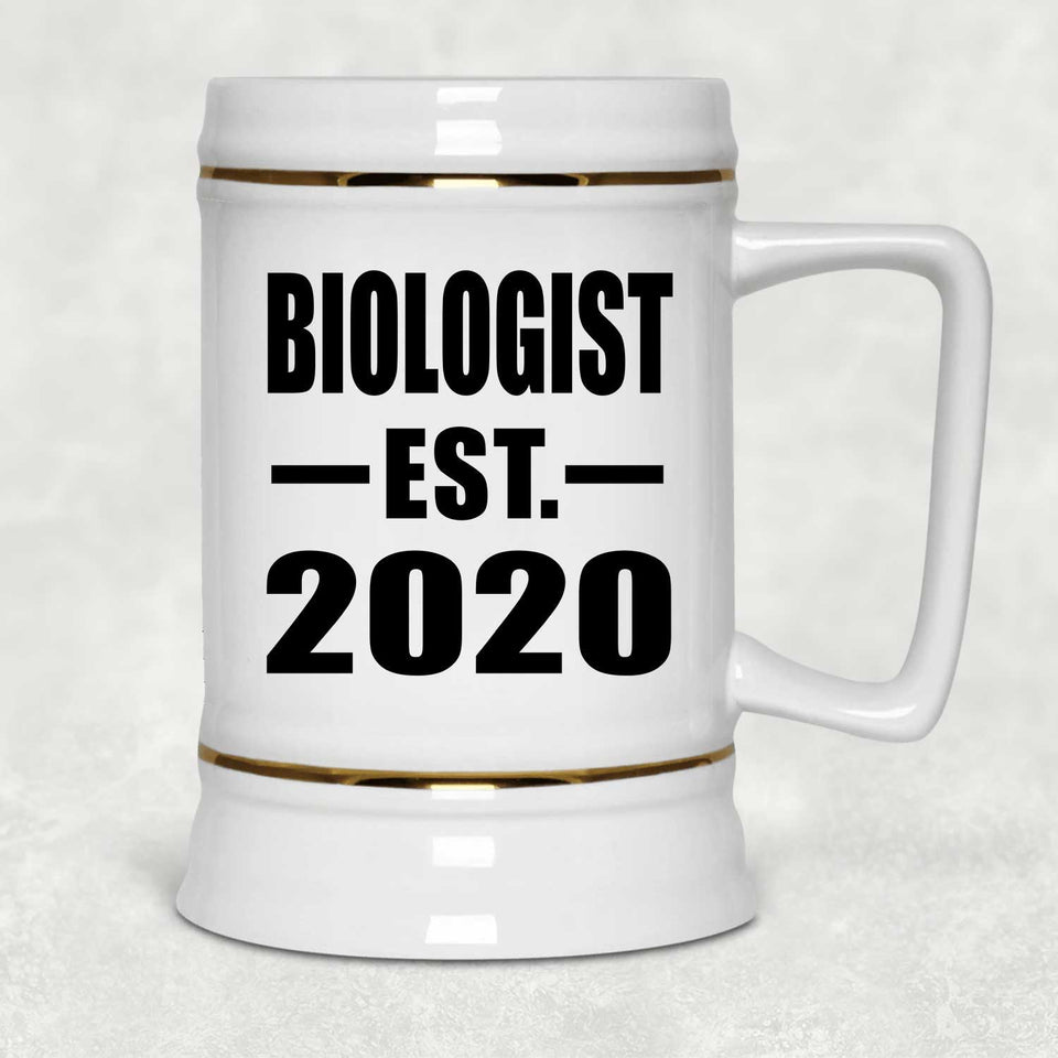 Biologist Established EST. 2020 - Beer Stein