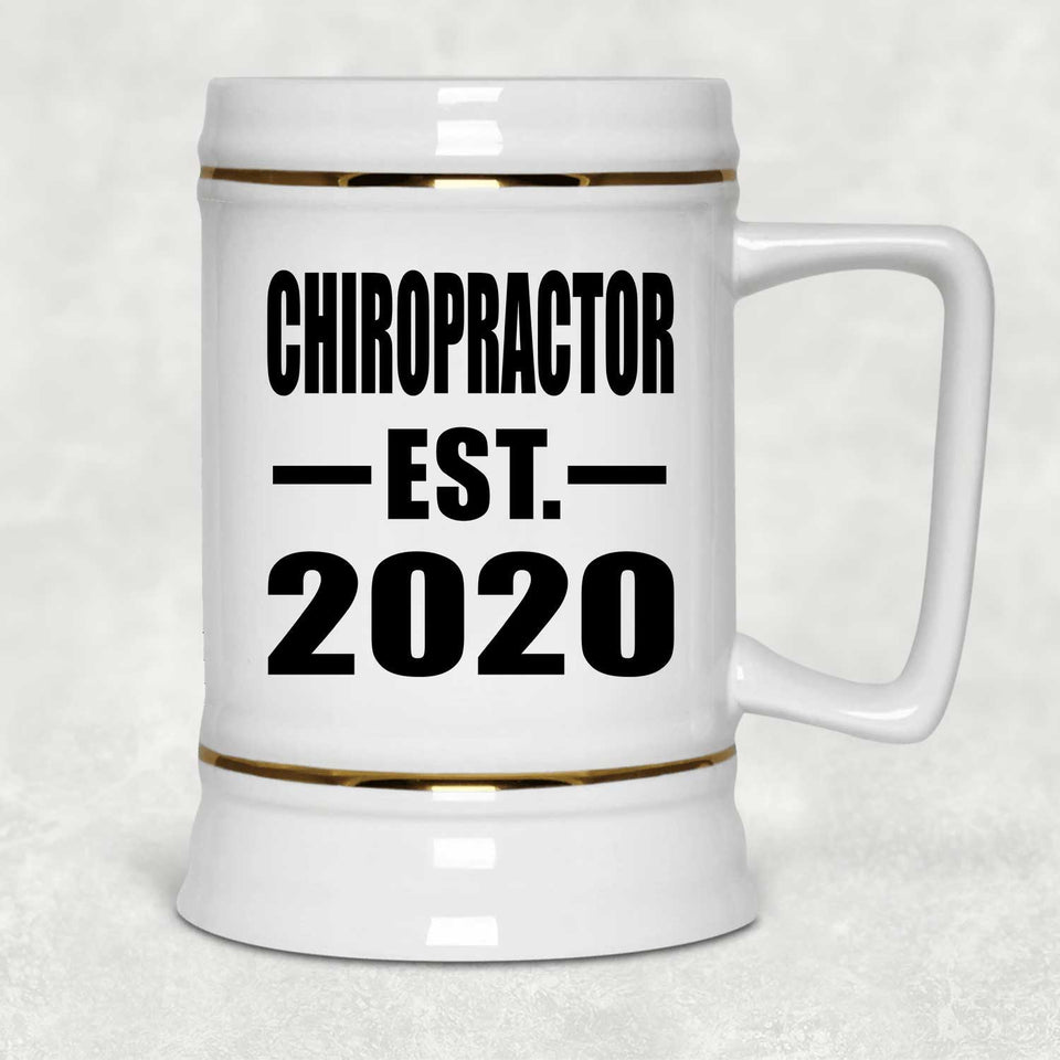 Chiropractor Established EST. 2020 - Beer Stein