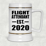 Flight Attendant Established EST. 2020 - Beer Stein